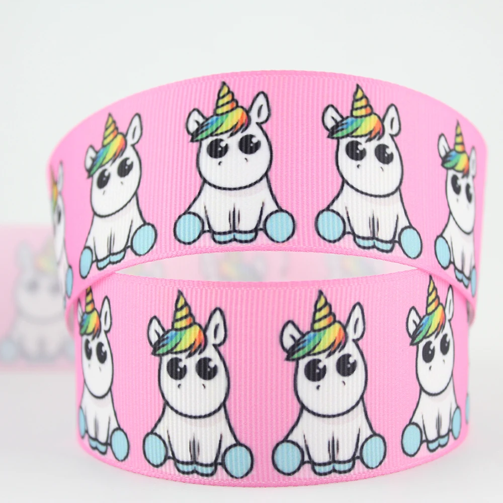 Lovely Hot pink 5/8" printed grosgrain 16mm unicorn ribbon 10/25 yards DIY hair bows wedding derection ift wrapping ribbons
Lovely Hot pink 5/8" printed grosgrain 16mm unicorn ribbon 10/25 yards DIY hair bows wedding derection ift wrapping ribbons