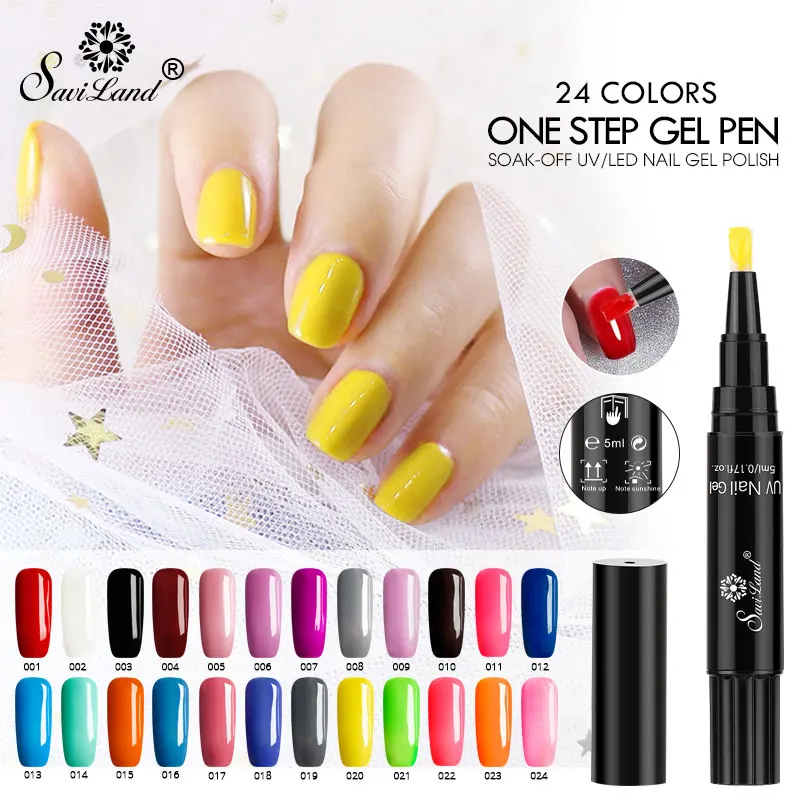 Saviland Hybrid 60 Colors UV Gel Lacquer Newest 3 In 1 Gel Nail Varnish Pen Glitter One Step Nail Art Gel Polish Easy To Use
Saviland Hybrid 60 Colors UV Gel Lacquer Newest 3 In 1 Gel Nail Varnish Pen Glitter One Step Nail Art Gel Polish Easy To Use