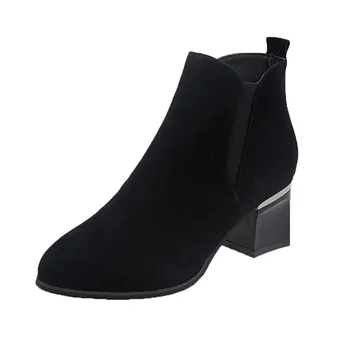 Vogue Women Leather Boot Pu Leather Lady Shoes Round Toe Thick High Heel Ankle Boots Classic Chelsea Booties Feminino
Vogue Women Leather Boot Pu Leather Lady Shoes Round Toe Thick High Heel Ankle Boots Classic Chelsea Booties Feminino