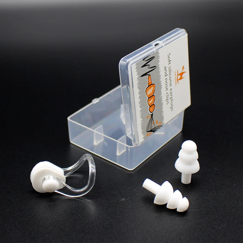 Soft Anti-Noise EarPlug And Nasal Clip Sound Insulation Ear Protection Earplugs Sleeping Plugs Waterproof Silicone Swim Earplugs
Soft Anti-Noise EarPlug And Nasal Clip Sound Insulation Ear Protection Earplugs Sleeping Plugs Waterproof Silicone Swim Earplugs