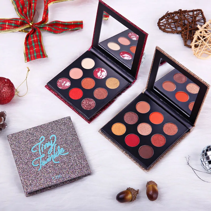 Nine color cute eyeshadow pearlescent matte sequins polarized eye shadow make up palette for sexy cute girls Face Beautifier
Nine color cute eyeshadow pearlescent matte sequins polarized eye shadow make up palette for sexy cute girls Face Beautifier