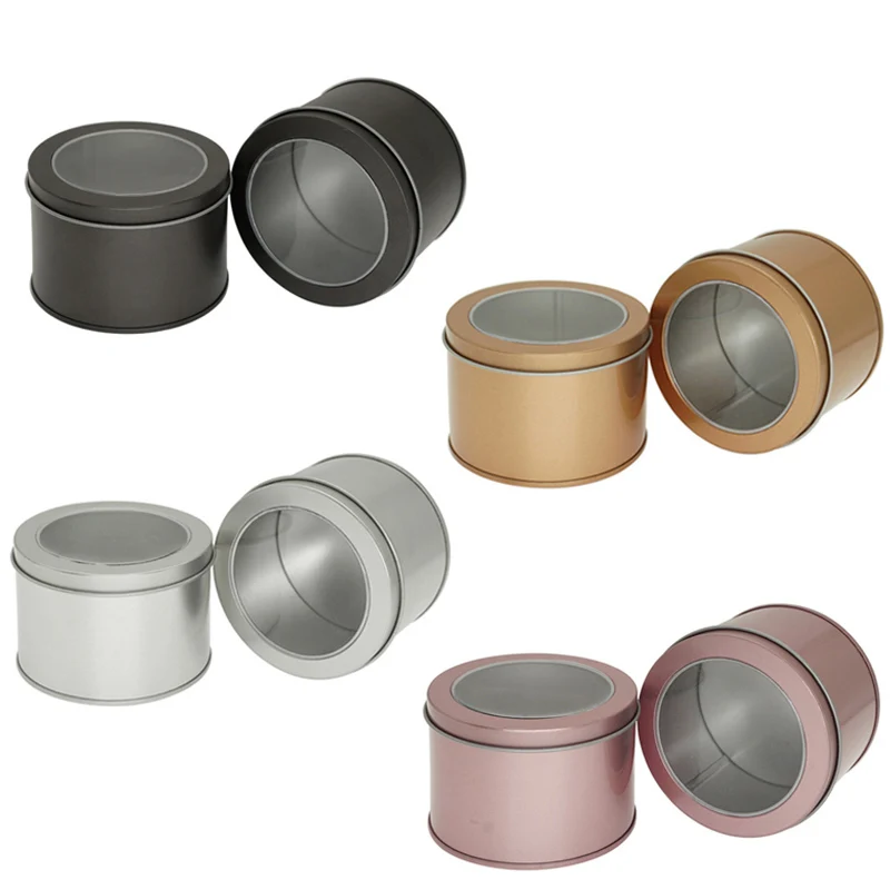 6pcs Transparent Window Metal Storage Box Coffee Tea Cans Chocolate Candy Cake Box Gift Jewelry Organizer Packaging Box
6pcs Transparent Window Metal Storage Box Coffee Tea Cans Chocolate Candy Cake Box Gift Jewelry Organizer Packaging Box