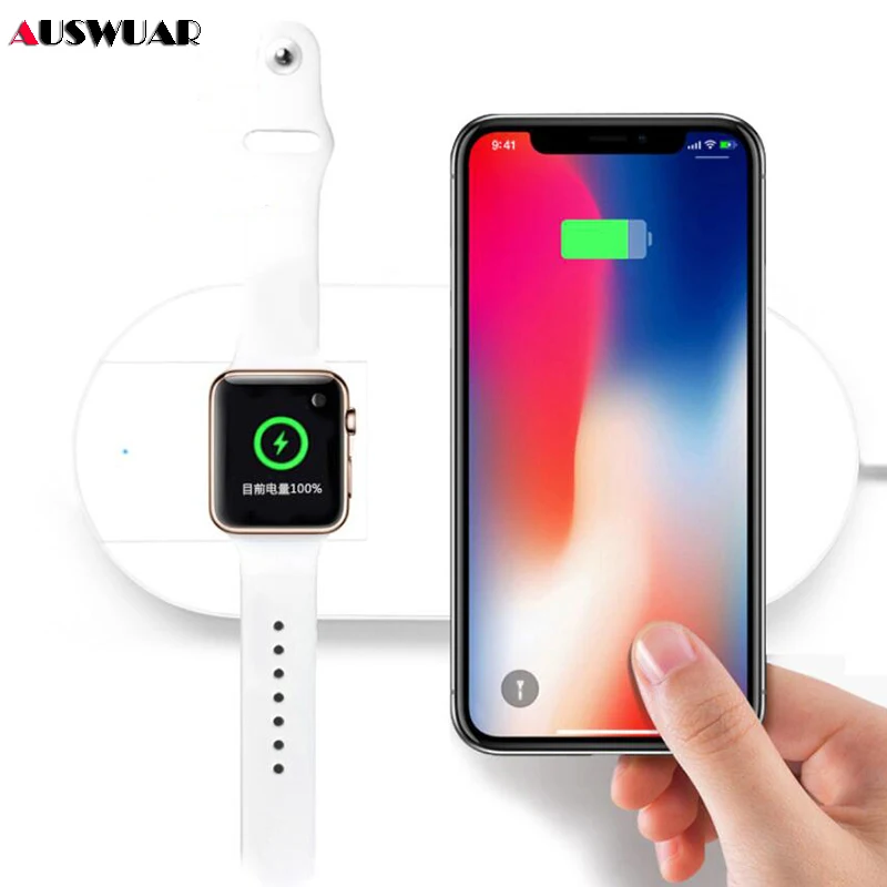 Fast QI Wireless Charger for iPhone XS MAX Wireless Charging 2 In 1 for Apple Watch Series iWatch 1 2 3 4 Fast Charger Wireless
Fast QI Wireless Charger for iPhone XS MAX Wireless Charging 2 In 1 for Apple Watch Series iWatch 1 2 3 4 Fast Charger Wireless