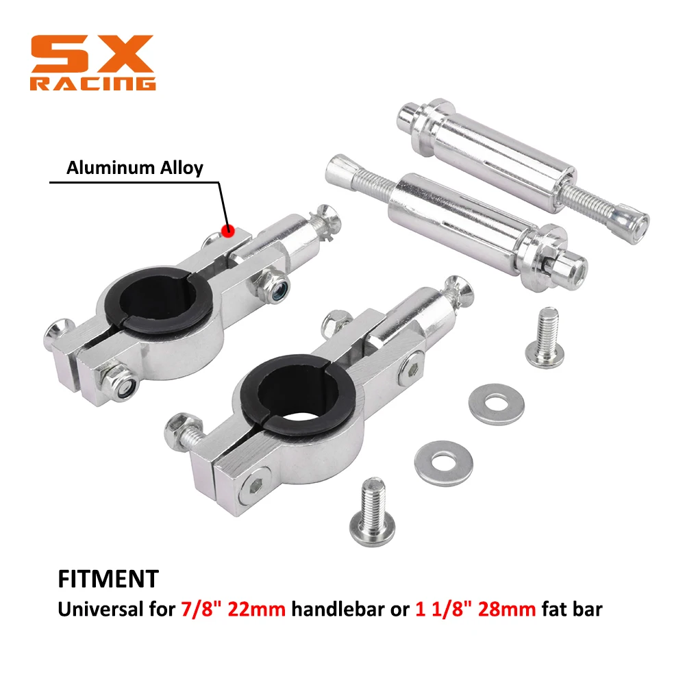 Motorbike Motocross ATV Universal 7/8" 22mm & 1 1/8" 28mm Fat Bar Handlebar Hand Guard Protector Clamps Mount Kit For KTM EXC
Motorbike Motocross ATV Universal 7/8" 22mm & 1 1/8" 28mm Fat Bar Handlebar Hand Guard Protector Clamps Mount Kit For KTM EXC