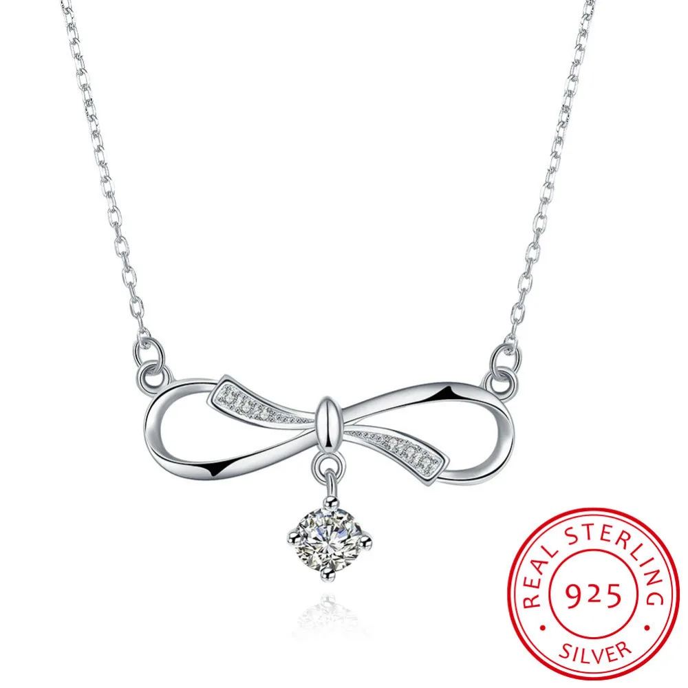 100% Pure 925 sterling silver necklace big wide hollow bow link white stone pendant choker necklace women wedding jewelry
100% Pure 925 sterling silver necklace big wide hollow bow link white stone pendant choker necklace women wedding jewelry
