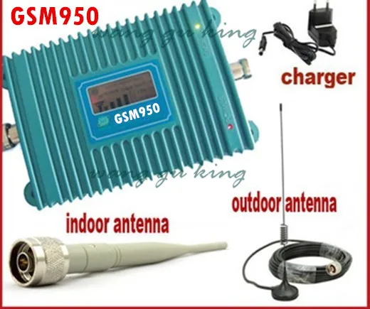 

LCD Display GSM 900Mhz Mobile Phone GSM 950 Signal Booster , GSM Signal Repeater , Cell Phone Amplifier With 10M Cable + Antenna
