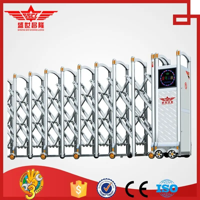 Автоматическая нержавеющей стали раздвижные складной расширяемый gate-J1519 |
