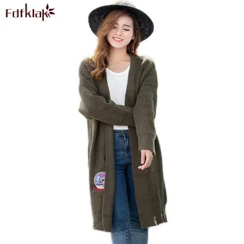 Fdfklak Winter Sweater For Women 2017 Korean Style Long Sleeve Ladies Sweaters Pull Long Femme Cardigan Knitted Sweater Q492
Fdfklak Winter Sweater For Women 2017 Korean Style Long Sleeve Ladies Sweaters Pull Long Femme Cardigan Knitted Sweater Q492