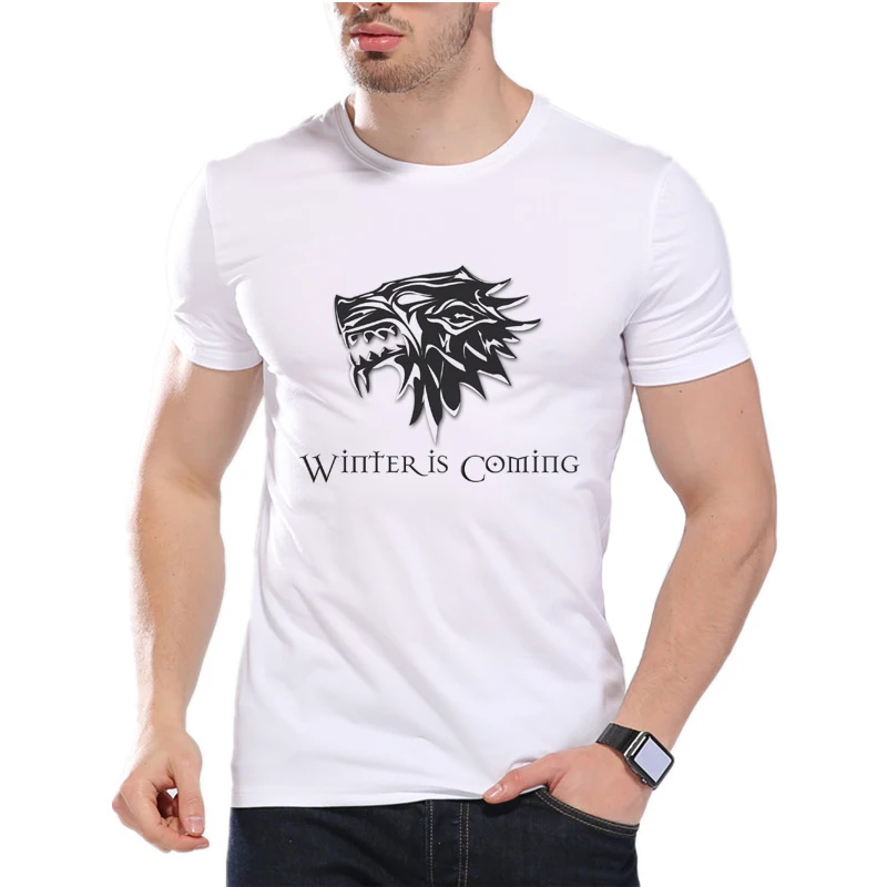 Lce Wolf Top quality Short sleeve game of thrones print men tshirt casual winter is coming mens t shirts cool men T-shirt D6-5#
Lce Wolf Top quality Short sleeve game of thrones print men tshirt casual winter is coming mens t shirts cool men T-shirt D6-5#