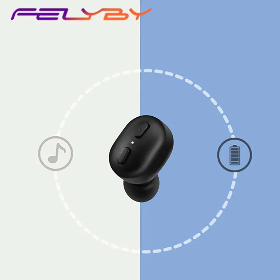 FELYBY Bluetooth 5.0 Wireless Earphone mini Bluetooth Headset Stereo USB Charging For Smart phone Portable In-Ear Headset
FELYBY Bluetooth 5.0 Wireless Earphone mini Bluetooth Headset Stereo USB Charging For Smart phone Portable In-Ear Headset