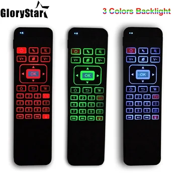 3 Colors Backlight 2.4G Fly Air Mouse Mini Wireless Gaming Keyboard Universal Remote Control Gamepad for Android TV Box X92 PS3
3 Colors Backlight 2.4G Fly Air Mouse Mini Wireless Gaming Keyboard Universal Remote Control Gamepad for Android TV Box X92 PS3