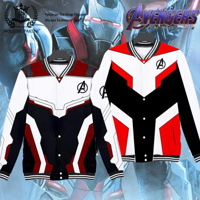 Avengers Endgame Quantum Realm 3D Baseball Jacket Men Women Advanced Tech Superhero Iron Man Men Hoodies Sweatshirts Streetwear
Avengers Endgame Quantum Realm 3D Baseball Jacket Men Women Advanced Tech Superhero Iron Man Men Hoodies Sweatshirts Streetwear