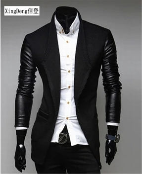 XingDeng Men's fashion high quality open stitch jackets pu leather long seelve Wool garment Business casual Smart Suit top Coats
XingDeng Men's fashion high quality open stitch jackets pu leather long seelve Wool garment Business casual Smart Suit top Coats