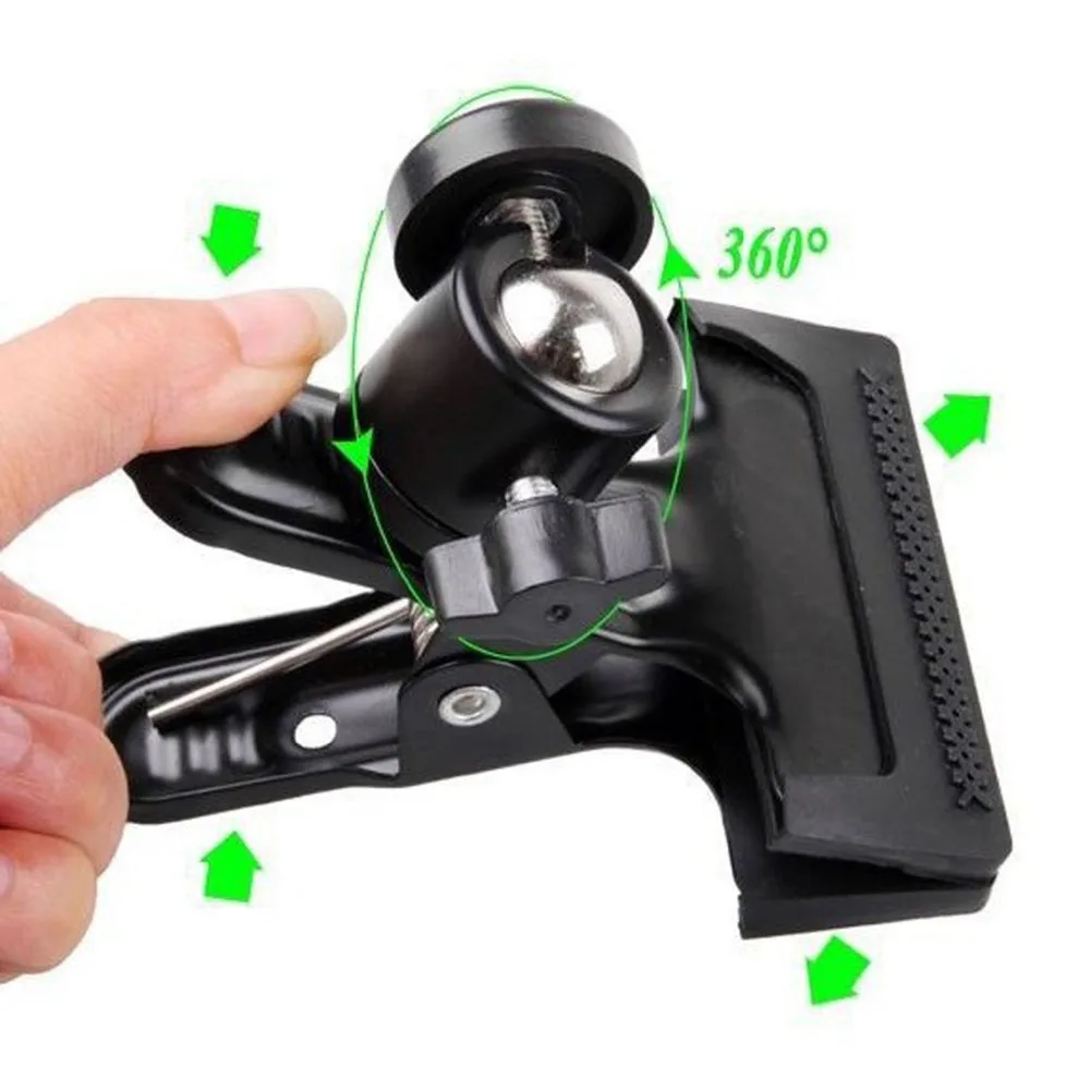 Gosear Universal Metal Camera Clip Clamp Flash Reflector Holder Mount with Standard 1/4 Screw for Studio Backdrop Slr Camera
Gosear Universal Metal Camera Clip Clamp Flash Reflector Holder Mount with Standard 1/4 Screw for Studio Backdrop Slr Camera