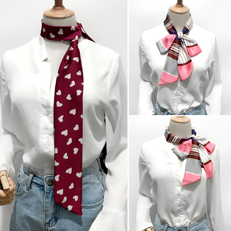 HOT Autumn Small Long Scarf Narrow Silk Neckerchief For Bussiness Belt Scarf Female Bag Ribbon Women Scarf Infinity Scarf Gift
HOT Autumn Small Long Scarf Narrow Silk Neckerchief For Bussiness Belt Scarf Female Bag Ribbon Women Scarf Infinity Scarf Gift