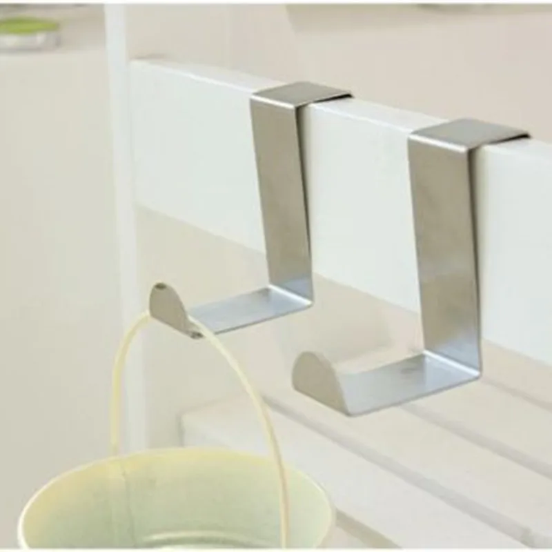 2Pcs/Set Stainless Steel Self Home Kitchen Organizer Wall Door Pothook Holder Clothes Hanger Hanging Coat Hooks Tools
2Pcs/Set Stainless Steel Self Home Kitchen Organizer Wall Door Pothook Holder Clothes Hanger Hanging Coat Hooks Tools