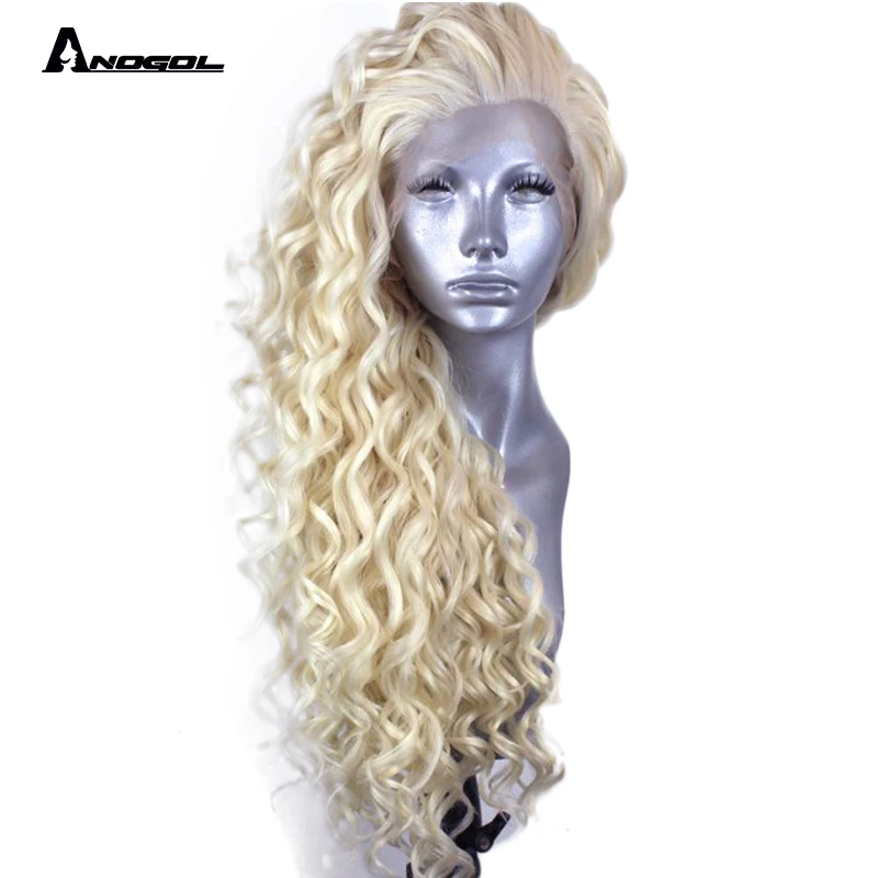 Anogol Platinum Blonde Free Part High Temperature Fiber Perruque 360 Frontal Long Body Wave Synthetic Lace Front Hair Wigs Women
Anogol Platinum Blonde Free Part High Temperature Fiber Perruque 360 Frontal Long Body Wave Synthetic Lace Front Hair Wigs Women