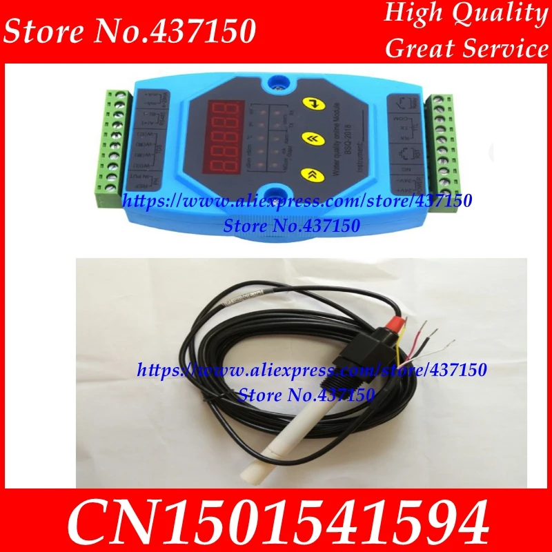 EC sensor Conductivity sensor + Transmitter / Conductivity Meter / Conductivity Module / 4-20ma RS485 output with led display
EC sensor Conductivity sensor + Transmitter / Conductivity Meter / Conductivity Module / 4-20ma RS485 output with led display