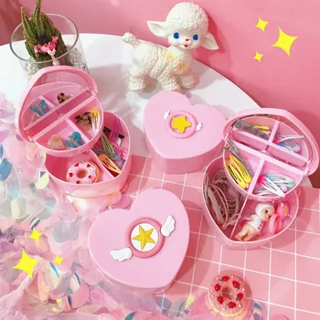 Creative Shell Shape Jewelry Candy Storage Box Container Girls Cartoon Double Layer Jewelry Box Heart-shaped Box Container Craft
Creative Shell Shape Jewelry Candy Storage Box Container Girls Cartoon Double Layer Jewelry Box Heart-shaped Box Container Craft