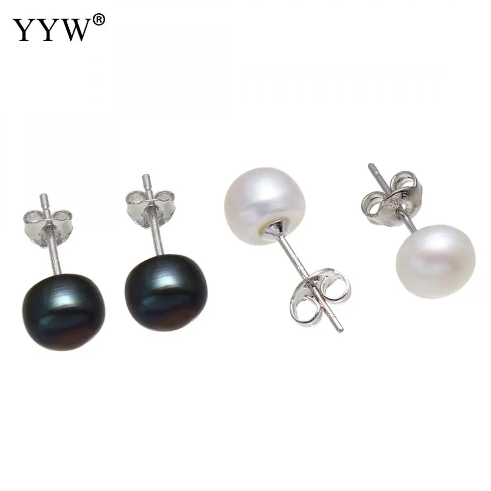 2018 New Fashion Freshwater Pearl Earrings for Women Black White Color Pear Stud Earings Fashion Jewelry 7mm Free Shipping
2018 New Fashion Freshwater Pearl Earrings for Women Black White Color Pear Stud Earings Fashion Jewelry 7mm Free Shipping