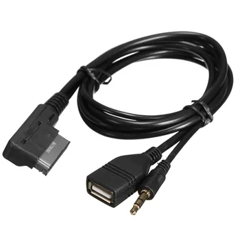 Music MDI AMI MMI Interface USB+Charger AUX Cable For Audi A6L A8L Q7 A3 A4L A5 A1 Supports the USB interface to charge
Music MDI AMI MMI Interface USB+Charger AUX Cable For Audi A6L A8L Q7 A3 A4L A5 A1 Supports the USB interface to charge