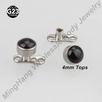 Titanium G23 Black Onyx Stone Micro Dermal Anchor Piercing Body Jewelry 10pcs/lot
Titanium G23 Black Onyx Stone Micro Dermal Anchor Piercing Body Jewelry 10pcs/lot