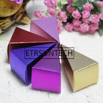 500pcs Shinning Aluminum Foil Papercard Triangular Cake Style Wedding Favors Chocolate Candy Boxes Gift Box
500pcs Shinning Aluminum Foil Papercard Triangular Cake Style Wedding Favors Chocolate Candy Boxes Gift Box