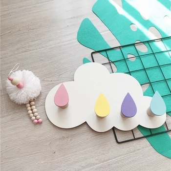 D Ins Wood Could And Raindrop Wall Shelf Room Organizer Wooden Wall Hanger Hook Rack Storage for Keys Cloths Children Room Decor 
D Ins Wood Could And Raindrop Wall Shelf Room Organizer Wooden Wall Hanger Hook Rack Storage for Keys Cloths Children Room Decor
