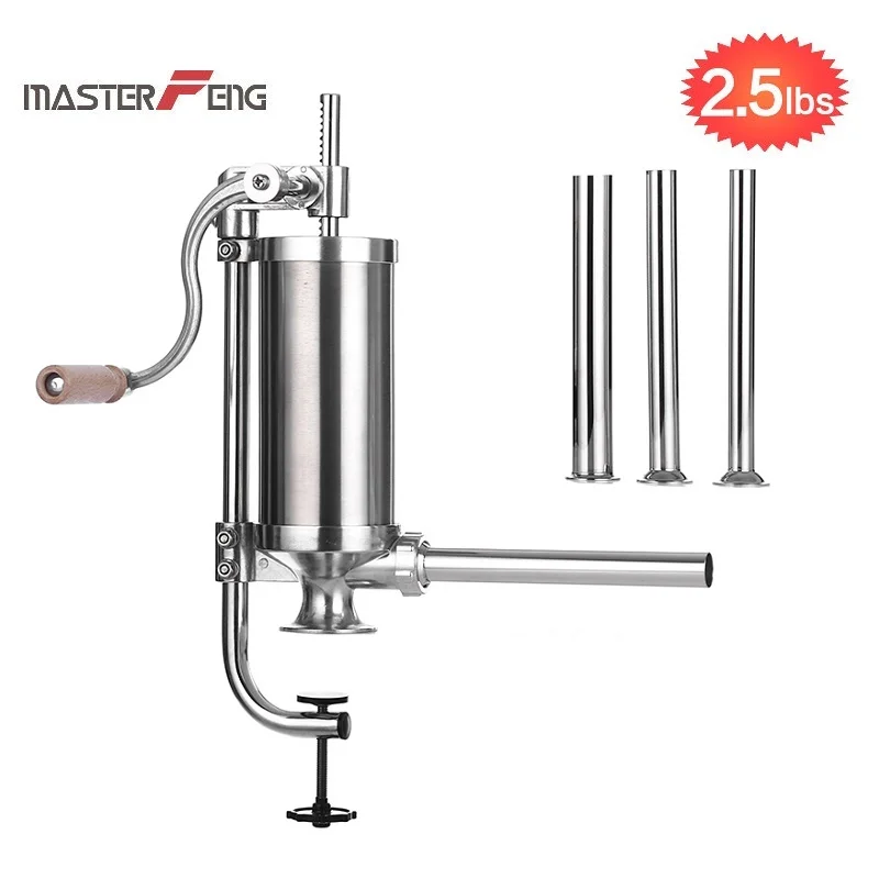 sausage stuffer with stainless steel filling nozzles MF-3002C_00