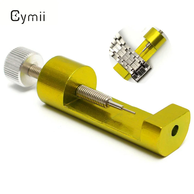 Набор инструментов Cymii для ремонта часов мужчин и женщин регулируемый Золотистый