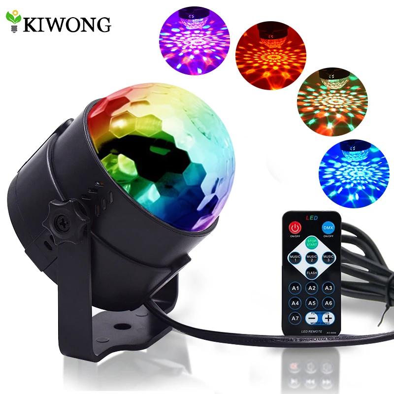 LED Party Lights Strobe Crystal Ball 3W RGB Light Sound Activated Dance Lighting for Decorations Bar Disco With Remote Control
LED Party Lights Strobe Crystal Ball 3W RGB Light Sound Activated Dance Lighting for Decorations Bar Disco With Remote Control