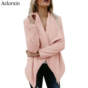 Autumn Oversized Women Flannel Coat 2019 Winter Warm Soft Women's Overcoat Female Coat Outwear Irregular Jacket Casaco Feminino
Autumn Oversized Women Flannel Coat 2019 Winter Warm Soft Women's Overcoat Female Coat Outwear Irregular Jacket Casaco Feminino