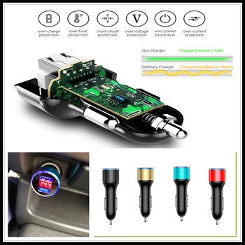 Car Dual USB Charger 12-24V Cigarette Lighter Power Adapter for Toyota V Hilux Land Cruiser Avanza Carina Celica Corona
Car Dual USB Charger 12-24V Cigarette Lighter Power Adapter for Toyota V Hilux Land Cruiser Avanza Carina Celica Corona