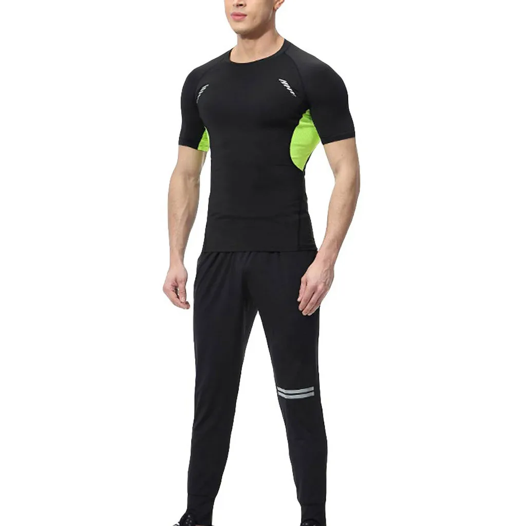 busos para hombre ropa hombre Men's Elastic Fitness T-shirt Fast Drying Tops Long Pants Sports Tight Suit tracksuit men ropa
busos para hombre ropa hombre Men's Elastic Fitness T-shirt Fast Drying Tops Long Pants Sports Tight Suit tracksuit men ropa
