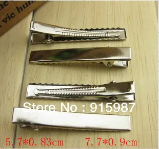 Sweet Bell Free shipping 20pcs/lot5.7*0.83cm 7.7*0.9cm Manual bow hair accessories fittings stainless steel duckbill clip
Sweet Bell Free shipping 20pcs/lot5.7*0.83cm 7.7*0.9cm Manual bow hair accessories fittings stainless steel duckbill clip