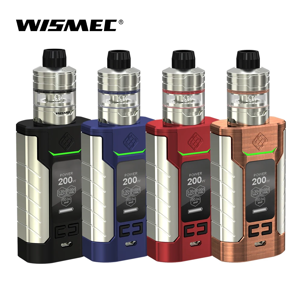 Original Wismec Sinuous FJ200 Kit with Divider atomizer 2ml/4ml Tank Inbuilt 4600mah Battery 200W output Electronic cigarette
Original Wismec Sinuous FJ200 Kit with Divider atomizer 2ml/4ml Tank Inbuilt 4600mah Battery 200W output Electronic cigarette