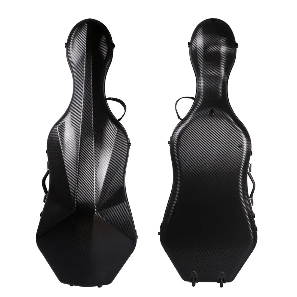 4/4 cello case&box bag high strength black color composite material with wheel
4/4 cello case&box bag high strength black color composite material with wheel