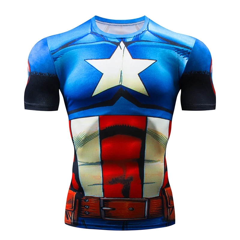 Superhero 3d printed comic cycling jerseys captain America compression shirt summer men quick dry base layer jerseys sports wear
Superhero 3d printed comic cycling jerseys captain America compression shirt summer men quick dry base layer jerseys sports wear