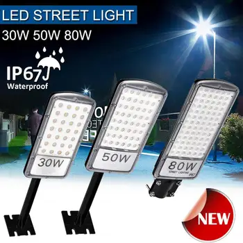 30W/50W/80W 110V LED Street Flood Light Road Cool White Lighting with Pole for Outdoor Garden IP67 Waterproof Wall Street Lamp
30W/50W/80W 110V LED Street Flood Light Road Cool White Lighting with Pole for Outdoor Garden IP67 Waterproof Wall Street Lamp