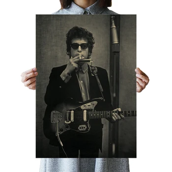 DLKKLB Nostalgic Ballad Singer Bob Dylan Poster Kraft Paper Cafe Bar Retro Poster Decorative Painting 51x36cm Wall Sticker
DLKKLB Nostalgic Ballad Singer Bob Dylan Poster Kraft Paper Cafe Bar Retro Poster Decorative Painting 51x36cm Wall Sticker