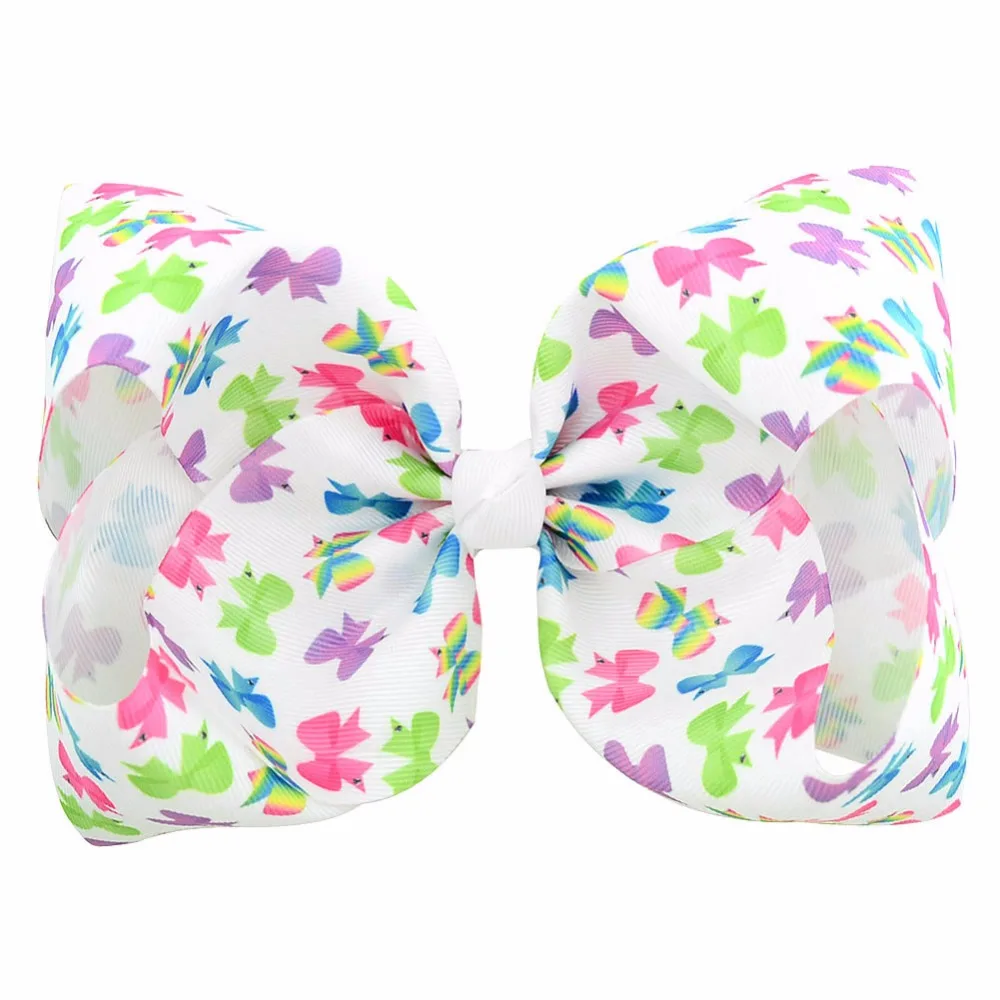 1piece 8 Inch Large Bow-knot Print Grosgrain Ribbon Hair Bows With Clip Rope Elastic Band For Kids Handmade Hair Accessory 839
1piece 8 Inch Large Bow-knot Print Grosgrain Ribbon Hair Bows With Clip Rope Elastic Band For Kids Handmade Hair Accessory 839