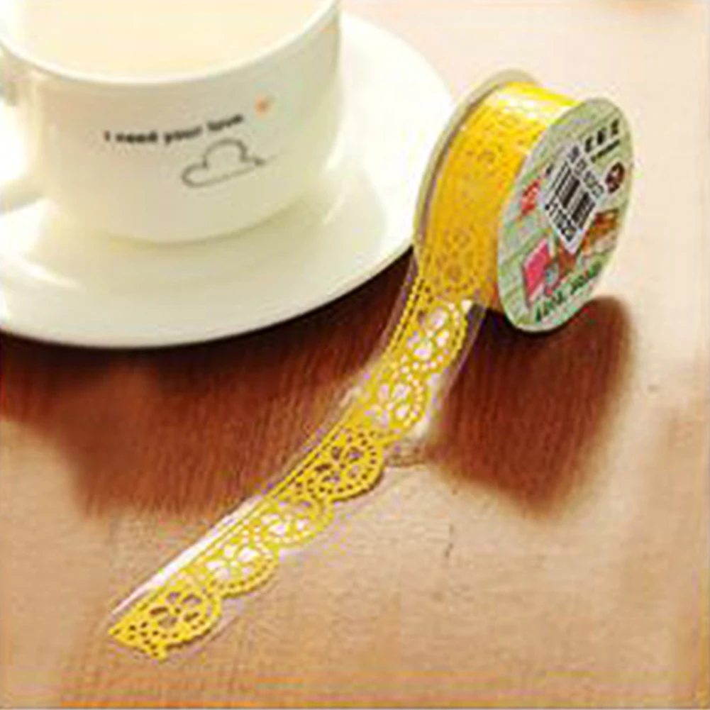Colorful Lace Flower Tape for Scrapbook Photo Albums Accessories Lace Tape for DIY Cute Photo Props PP Decor Sent in Random #2
Colorful Lace Flower Tape for Scrapbook Photo Albums Accessories Lace Tape for DIY Cute Photo Props PP Decor Sent in Random #2