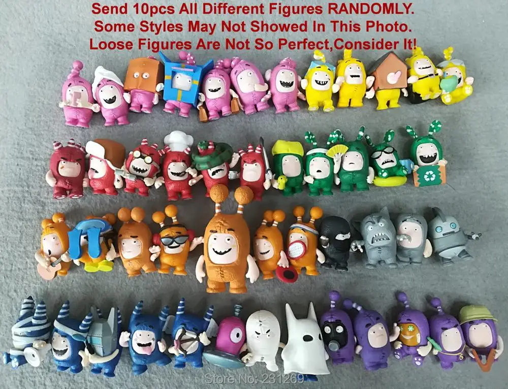 *SEND RANDAM* LOT! 10pcs/Set All Different ODDBODS Carton PVC Action Figures Colletion Toys Kids Gift
*SEND RANDAM* LOT! 10pcs/Set All Different ODDBODS Carton PVC Action Figures Colletion Toys Kids Gift