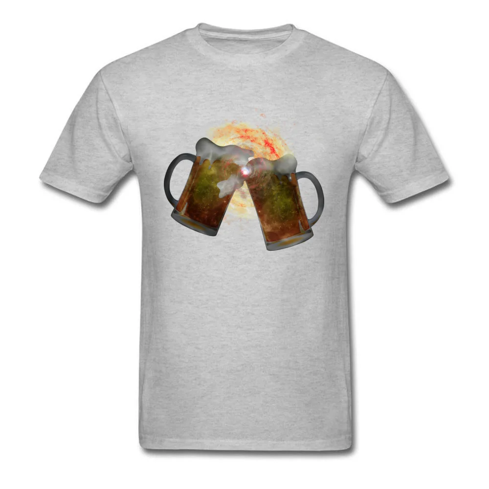 Big Bang Beer T-shirts Short Sleeve Classic 2018 Hot Sale Men VALENTINE DAY Tops & Tees Classic Tops Tees O-Neck 100% Cotton Big Bang Beer grey