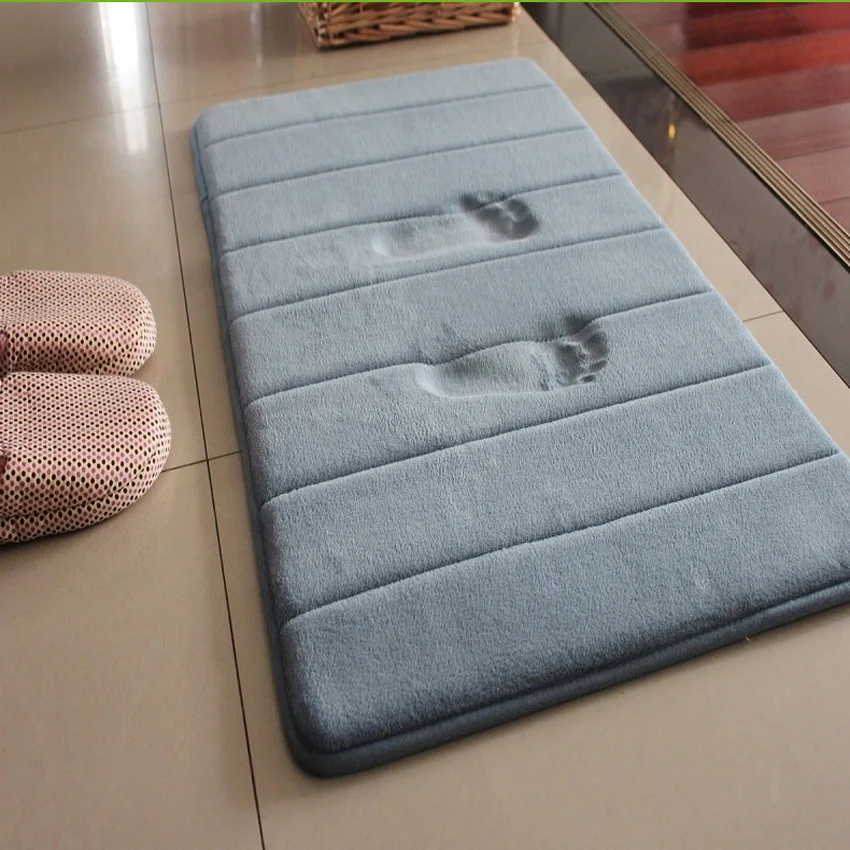 Water Absorption Bath Mat Bathroom Carpet Rug Shaggy Memory Foam Bathroom Mat kitchen Door Floor tapis salle de bain
Water Absorption Bath Mat Bathroom Carpet Rug Shaggy Memory Foam Bathroom Mat kitchen Door Floor tapis salle de bain