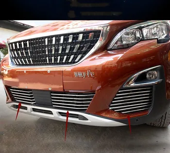 For Peugeot 3008GT 3008 2016 17 18 2019 / 5008GT 2017 2018 Stainless Front Head Grill Grille Bottom Decoration Strip Trim 26pcs
For Peugeot 3008GT 3008 2016 17 18 2019 / 5008GT 2017 2018 Stainless Front Head Grill Grille Bottom Decoration Strip Trim 26pcs