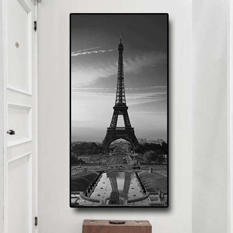 Black and White Paris Eiffel Tower Landscape Scandinavian Posters and Prints Cityscape Canvas Art Wall Picture for Living Room
Black and White Paris Eiffel Tower Landscape Scandinavian Posters and Prints Cityscape Canvas Art Wall Picture for Living Room