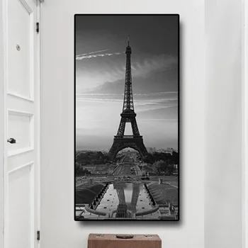 Black and White Paris Eiffel Tower Landscape Scandinavian Posters and Prints Cityscape Canvas Art Wall Picture for Living Room
Black and White Paris Eiffel Tower Landscape Scandinavian Posters and Prints Cityscape Canvas Art Wall Picture for Living Room