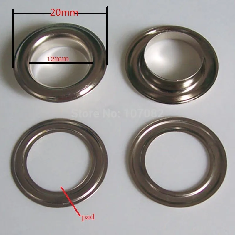 900sets/lot Large Round 20mm Eyelets With 12mm Hole With Washer Pads For Apparel Belt or Scrapbooking,Nickel Color #1000
900sets/lot Large Round 20mm Eyelets With 12mm Hole With Washer Pads For Apparel Belt or Scrapbooking,Nickel Color #1000