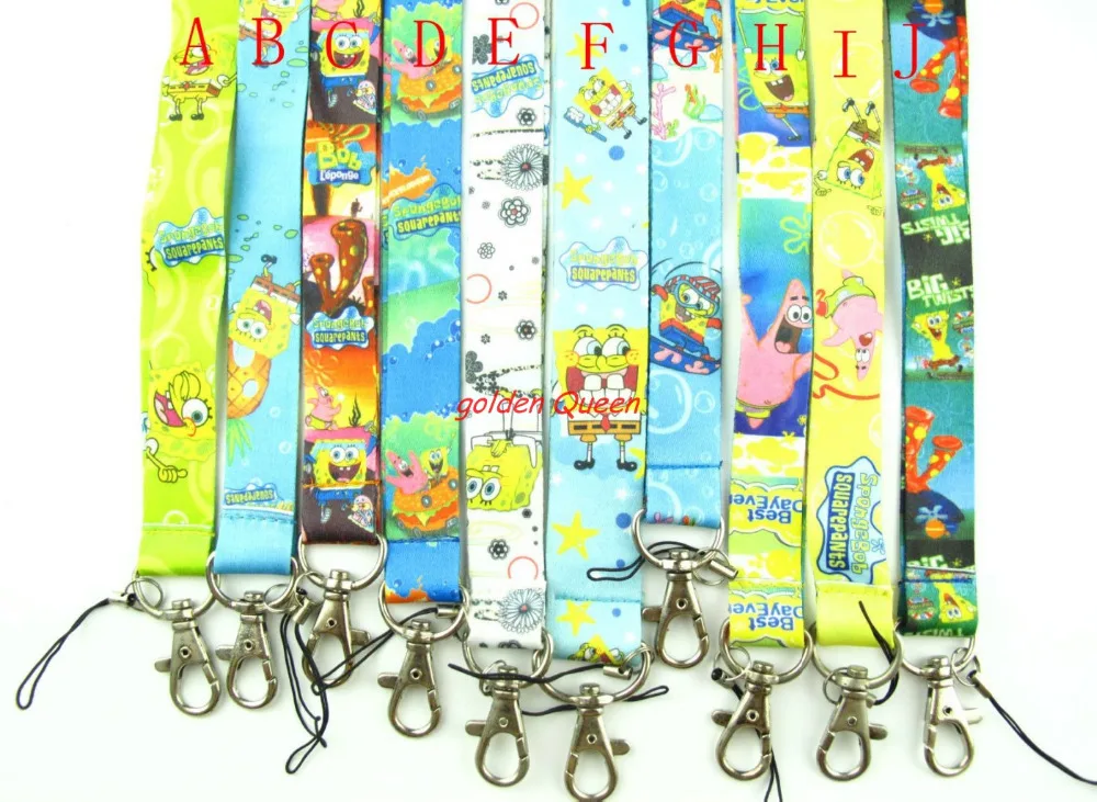 Wholesale 10 Pcs mix Spongebob popular Anime Cartoon Neck Straps Lanyards Mobile Phone,ID Card,Key Condole belt Mixed L314
Wholesale 10 Pcs mix Spongebob popular Anime Cartoon Neck Straps Lanyards Mobile Phone,ID Card,Key Condole belt Mixed L314